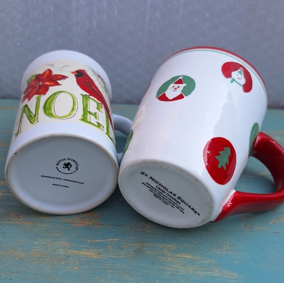 Vintage Mug Santa Clause St Nicholas Square North Pole Christmas Gift Coffee Cup - Picture 4 of 16